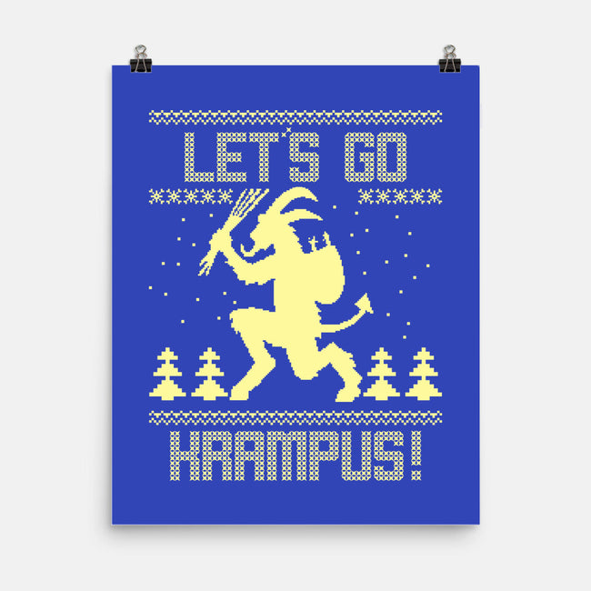 Let's Go Krampus!-none matte poster-Boggs Nicolas