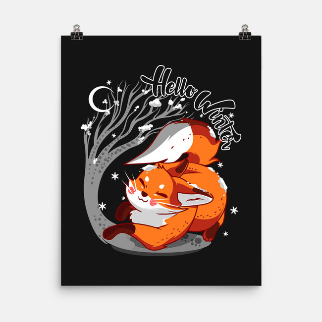 Hello Wild Winter-none matte poster-heydale