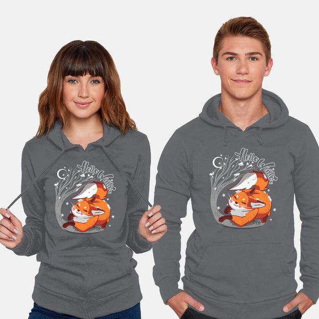 Hello Wild Winter-unisex pullover sweatshirt-heydale