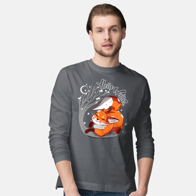 Hello Wild Winter-mens long sleeved tee-heydale