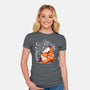 Hello Wild Winter-womens fitted tee-heydale