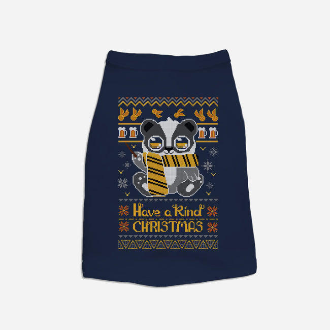 Kind Christmas-dog basic pet tank-ricolaa
