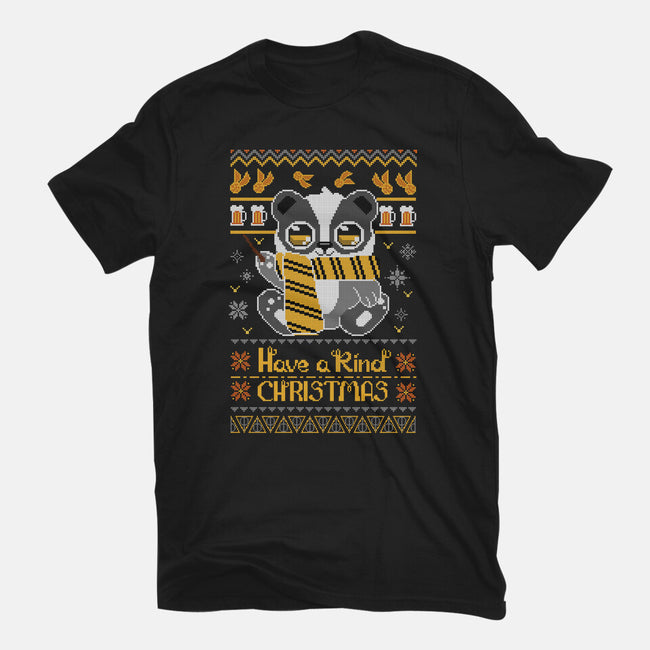 Kind Christmas-womens fitted tee-ricolaa
