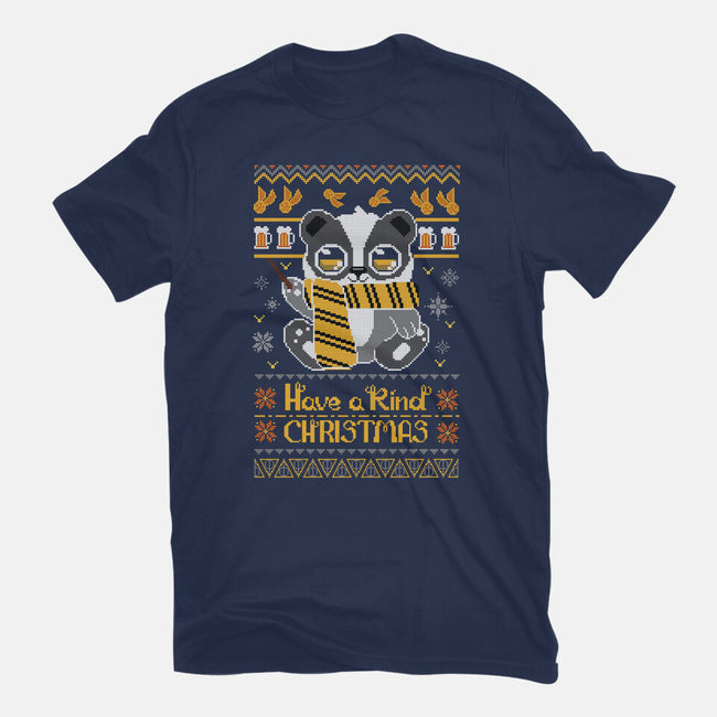 Kind Christmas-womens fitted tee-ricolaa