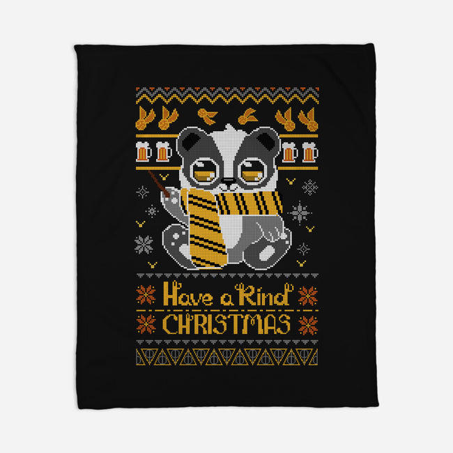 Kind Christmas-none fleece blanket-ricolaa