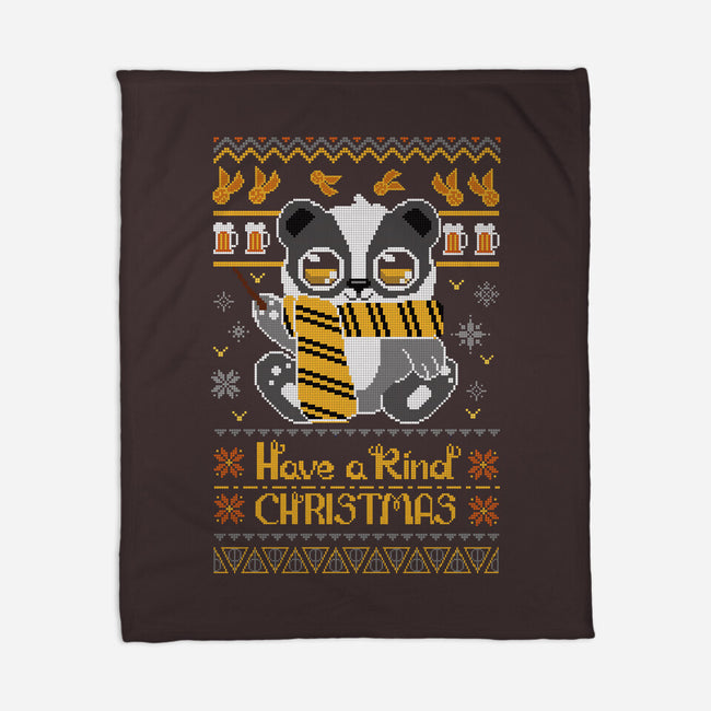 Kind Christmas-none fleece blanket-ricolaa