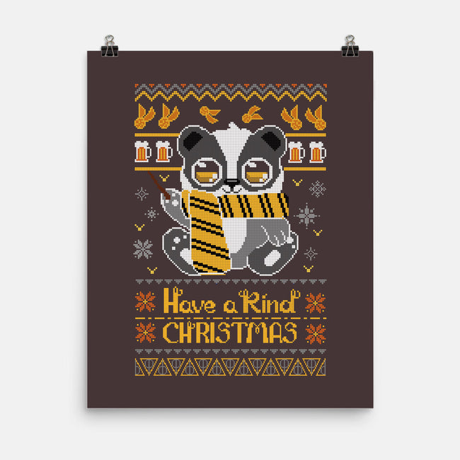 Kind Christmas-none matte poster-ricolaa
