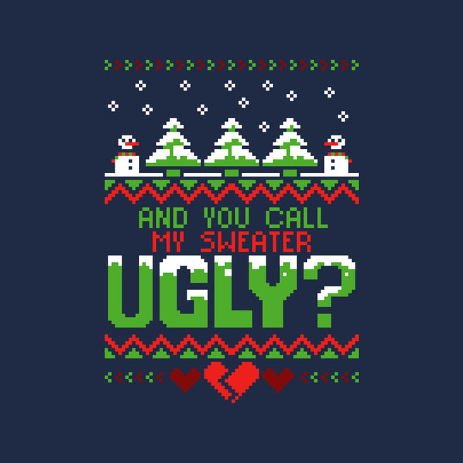 You Call Me Ugly?-none removable cover w insert throw pillow-theteenosaur