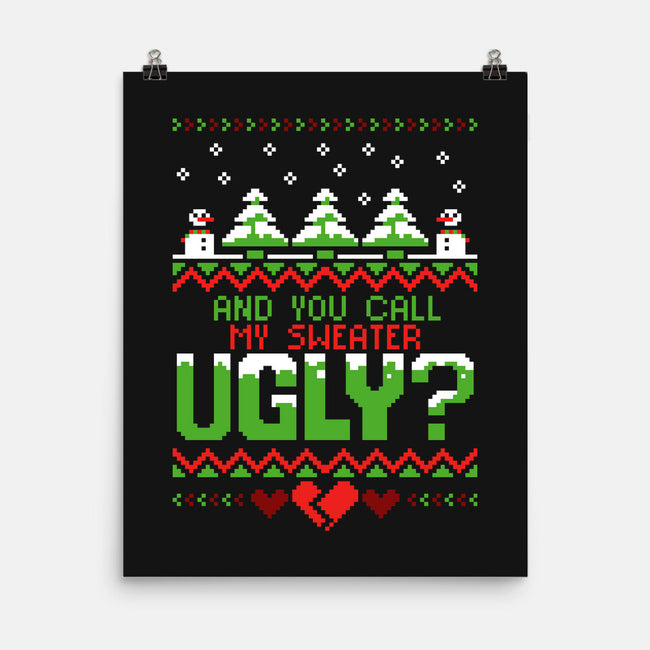 You Call Me Ugly?-none matte poster-theteenosaur