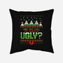 You Call Me Ugly?-none removable cover w insert throw pillow-theteenosaur