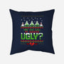 You Call Me Ugly?-none removable cover w insert throw pillow-theteenosaur