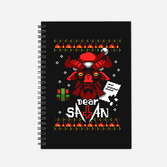 Ugly Satan-none dot grid notebook-theteenosaur