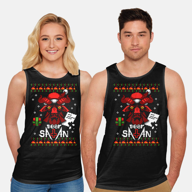 Ugly Satan-unisex basic tank-theteenosaur