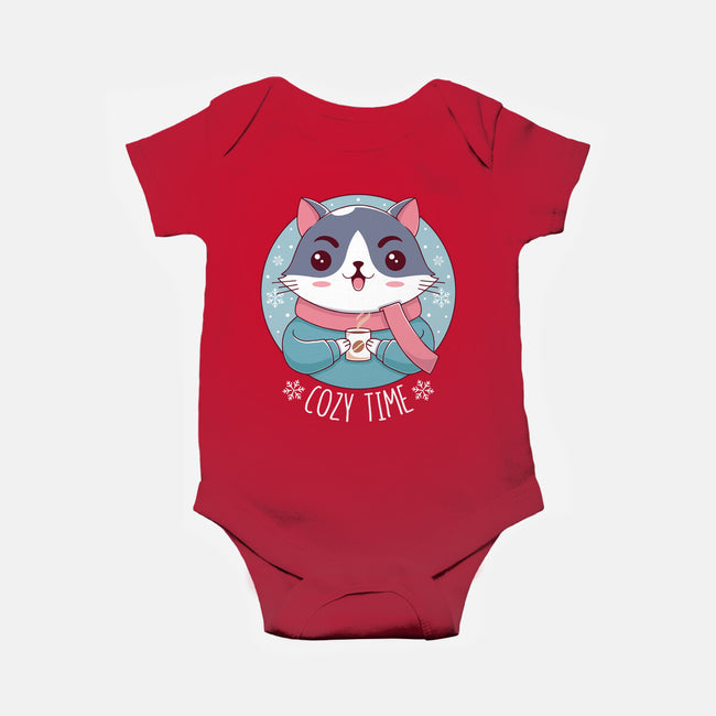 The Coziest Time-baby basic onesie-Alundrart