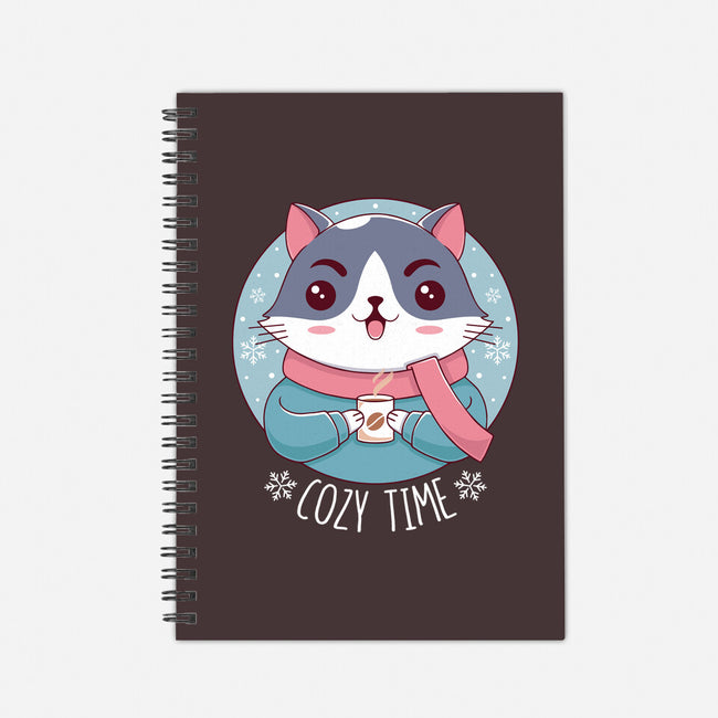 The Coziest Time-none dot grid notebook-Alundrart