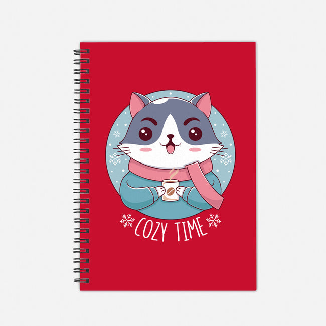 The Coziest Time-none dot grid notebook-Alundrart
