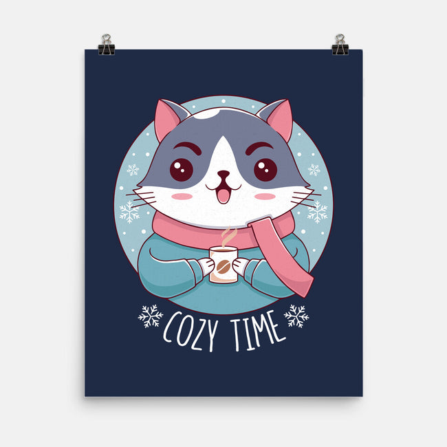 The Coziest Time-none matte poster-Alundrart