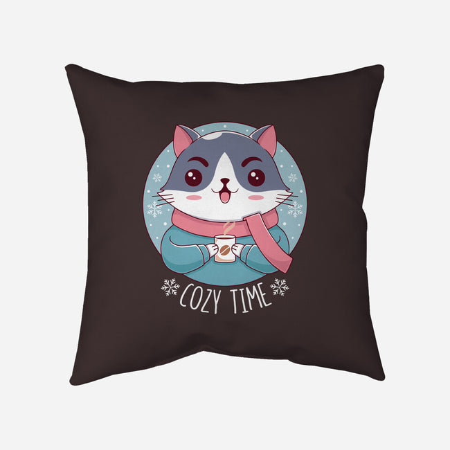 The Coziest Time-none removable cover w insert throw pillow-Alundrart