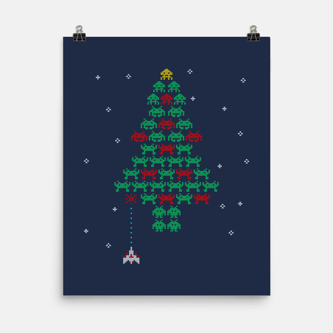 Christmas In Space-none matte poster-Rogelio