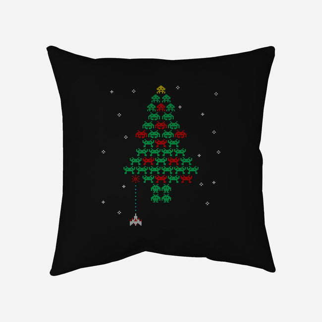 Christmas In Space-none removable cover w insert throw pillow-Rogelio