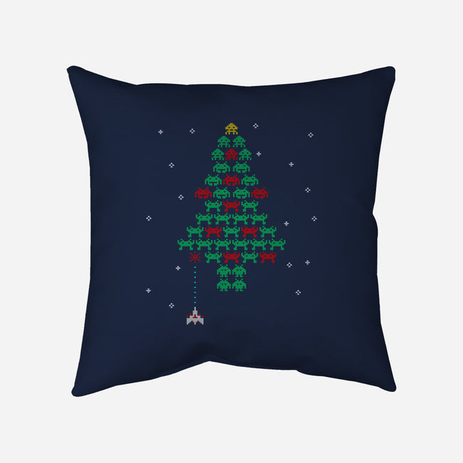 Christmas In Space-none removable cover w insert throw pillow-Rogelio