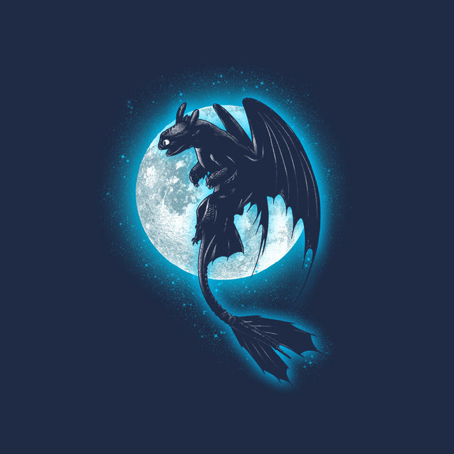 Moonlight Dragon-none drawstring bag-fanfreak1