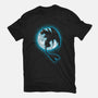 Moonlight Dragon-womens fitted tee-fanfreak1