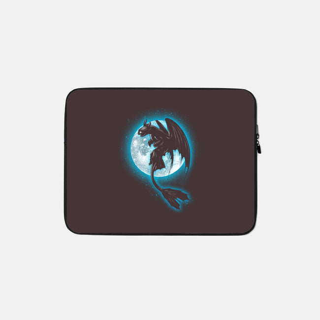 Moonlight Dragon-none zippered laptop sleeve-fanfreak1