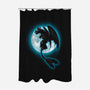 Moonlight Dragon-none polyester shower curtain-fanfreak1