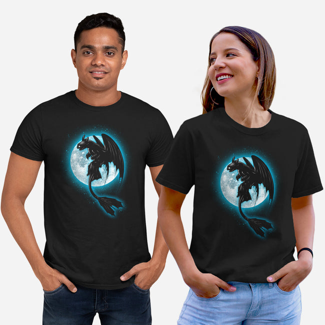 Moonlight Dragon-unisex basic tee-fanfreak1