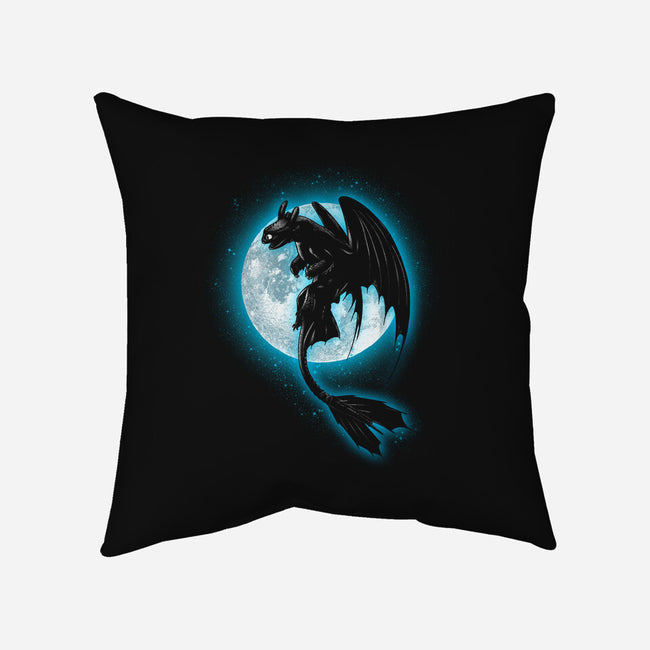 Moonlight Dragon-none removable cover w insert throw pillow-fanfreak1