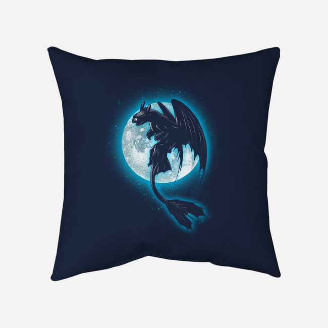 Moonlight Dragon-none removable cover w insert throw pillow-fanfreak1
