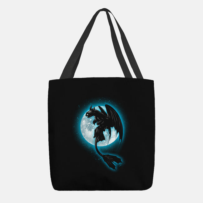 Moonlight Dragon-none basic tote-fanfreak1