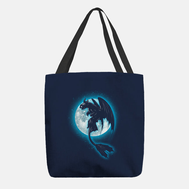 Moonlight Dragon-none basic tote-fanfreak1