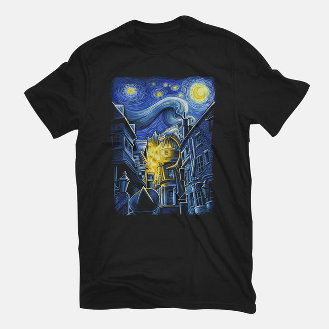 Starry Alley-womens fitted tee-daobiwan