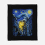 Starry Alley-none fleece blanket-daobiwan
