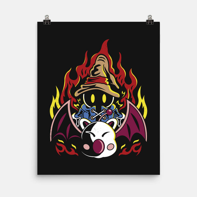 Vivi And Moogle-none matte poster-Logozaste