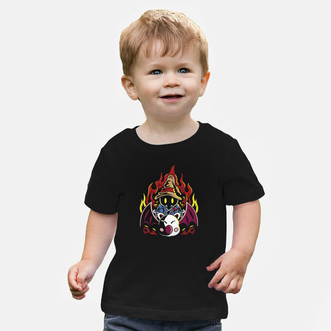 Vivi And Moogle-baby basic tee-Logozaste