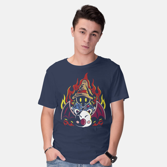 Vivi And Moogle-mens basic tee-Logozaste