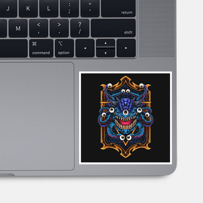 The Beholder-none glossy sticker-ShirtGoblin