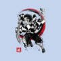 Demon Slayer Sumi-E-none removable cover w insert throw pillow-DrMonekers