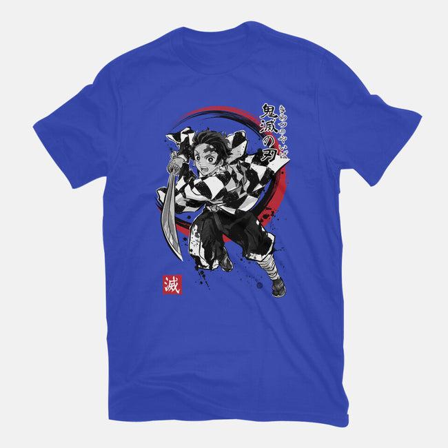 Demon Slayer Sumi-E-womens basic tee-DrMonekers