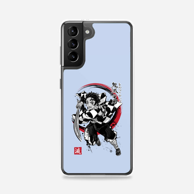 Demon Slayer Sumi-E-samsung snap phone case-DrMonekers