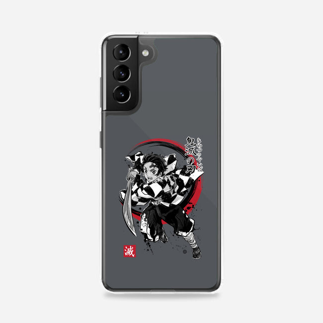 Demon Slayer Sumi-E-samsung snap phone case-DrMonekers