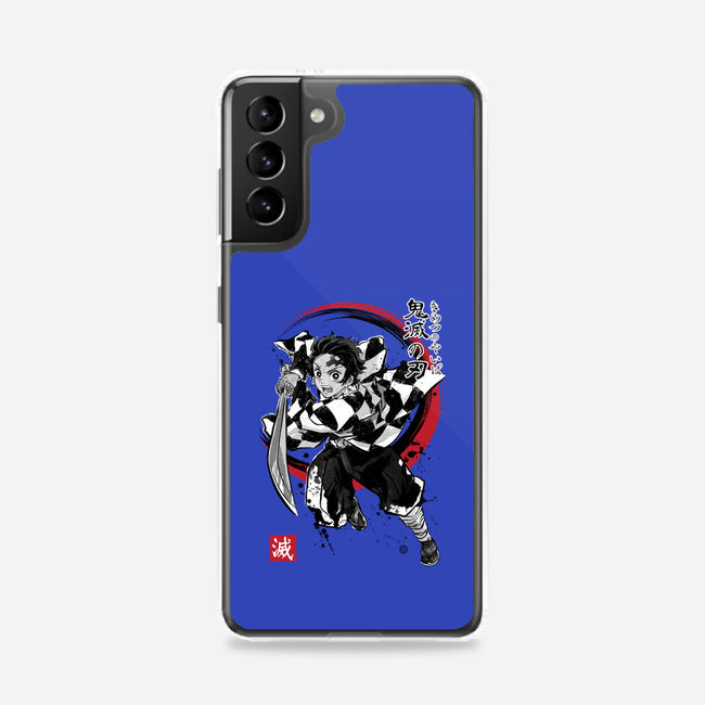 Demon Slayer Sumi-E-samsung snap phone case-DrMonekers