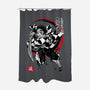 Demon Slayer Sumi-E-none polyester shower curtain-DrMonekers
