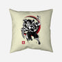 Demon Slayer Sumi-E-none removable cover throw pillow-DrMonekers