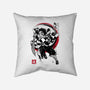 Demon Slayer Sumi-E-none removable cover throw pillow-DrMonekers