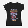 Conspiracy Theory-womens v-neck tee-eduely