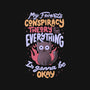 Conspiracy Theory-unisex basic tank-eduely